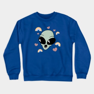 Cute alien Crewneck Sweatshirt